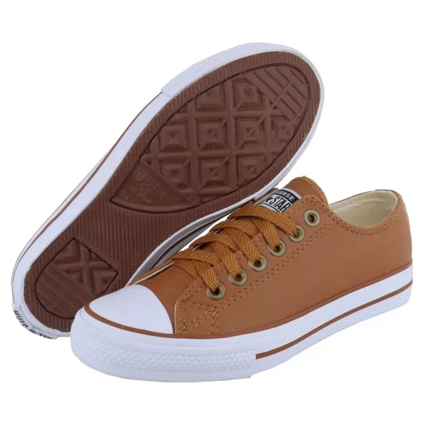 Converse Chuck Taylor All Star Caramelo/Branco Courino