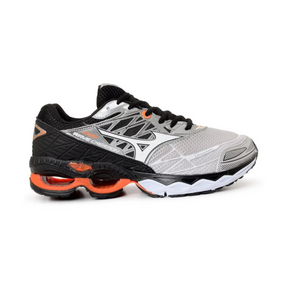 Tênis Mizuno Wave Creation 20 Cinza/Laranja