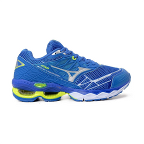 Tênis Mizuno Wave Creation 20 Azul/Limão