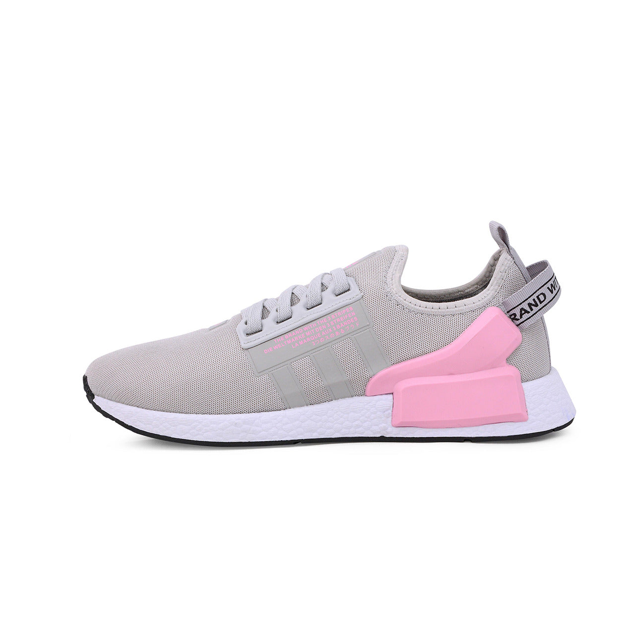 Tênis Adidas NMD R1 V2 Cinza e Rosa