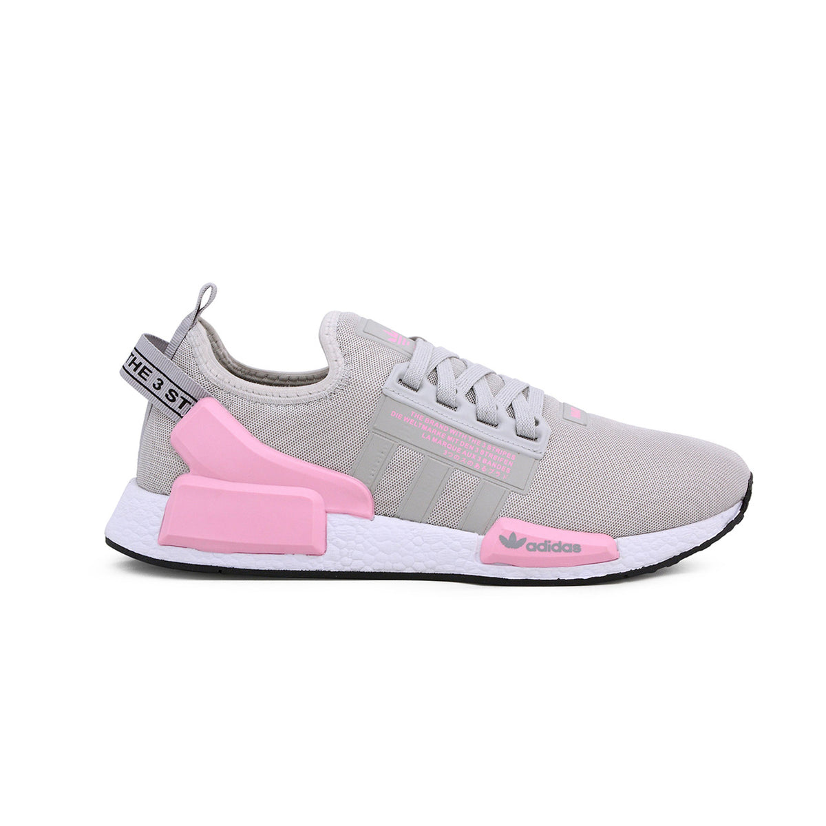 Tênis Adidas NMD R1 V2 Cinza e Rosa