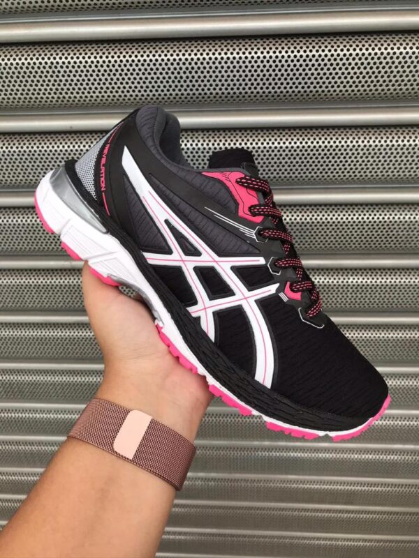 Tênis Asics Gel Revelation Preto e Rosa