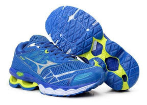 Tênis Mizuno Wave Creation 20 Azul/Limão